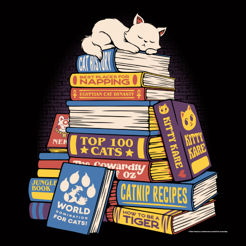 (image for) Feline Library T-Shirt